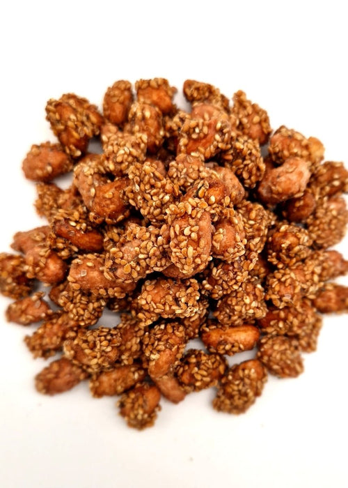 Erdnüsse mit Sesam 500g - Trockenfrüchte OASE