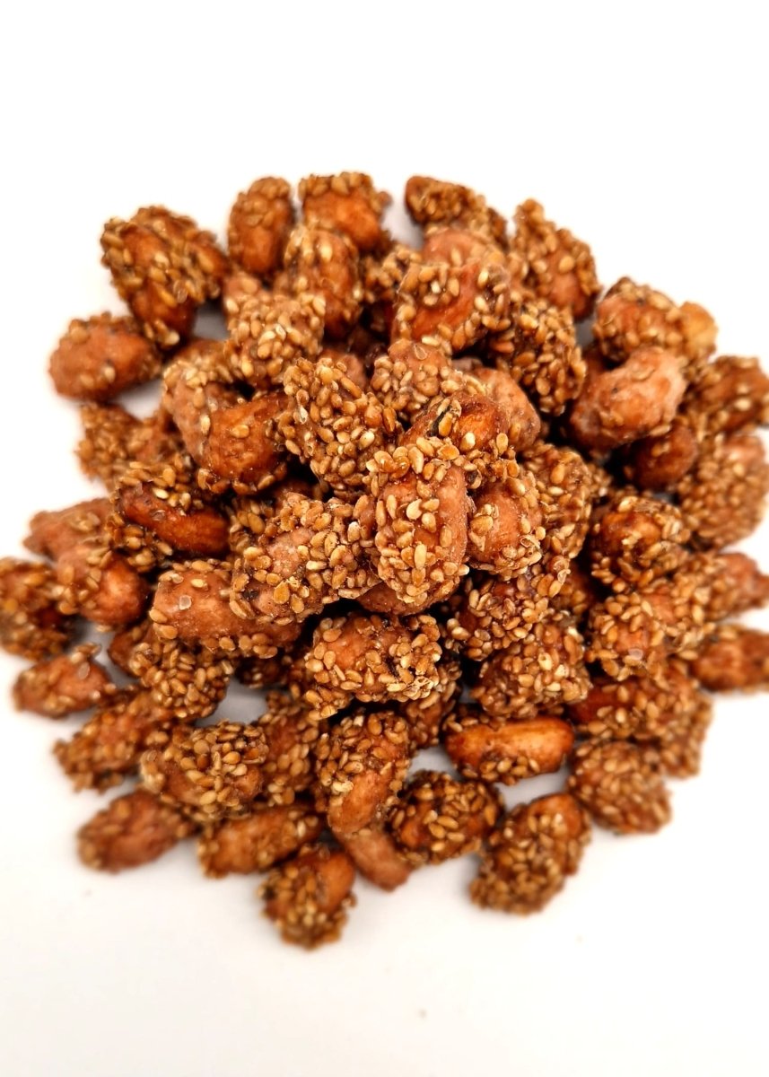 Erdnüsse mit Sesam 500g - Trockenfrüchte OASE